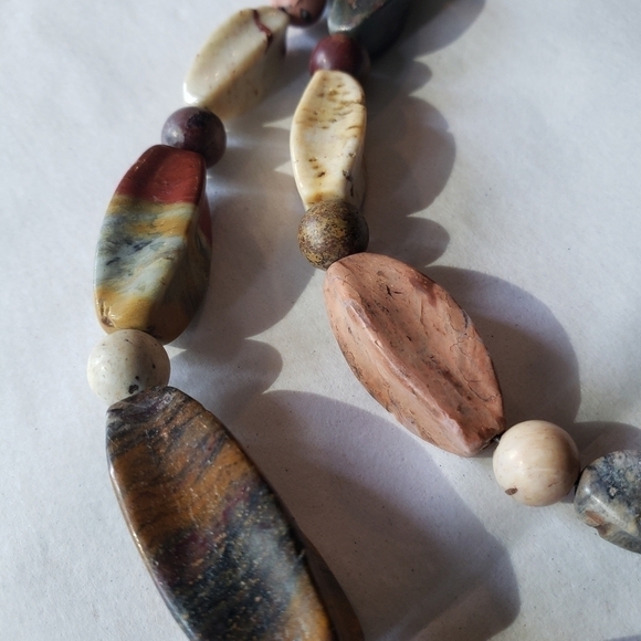 𝅺jay KING multi jasper double strandnecklace - Picture 2 of 13
